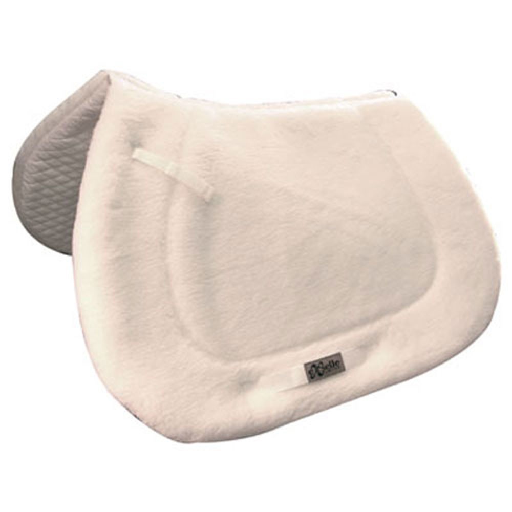 Exselle English Saddle Pad fleece Top &  Quilted Bottom