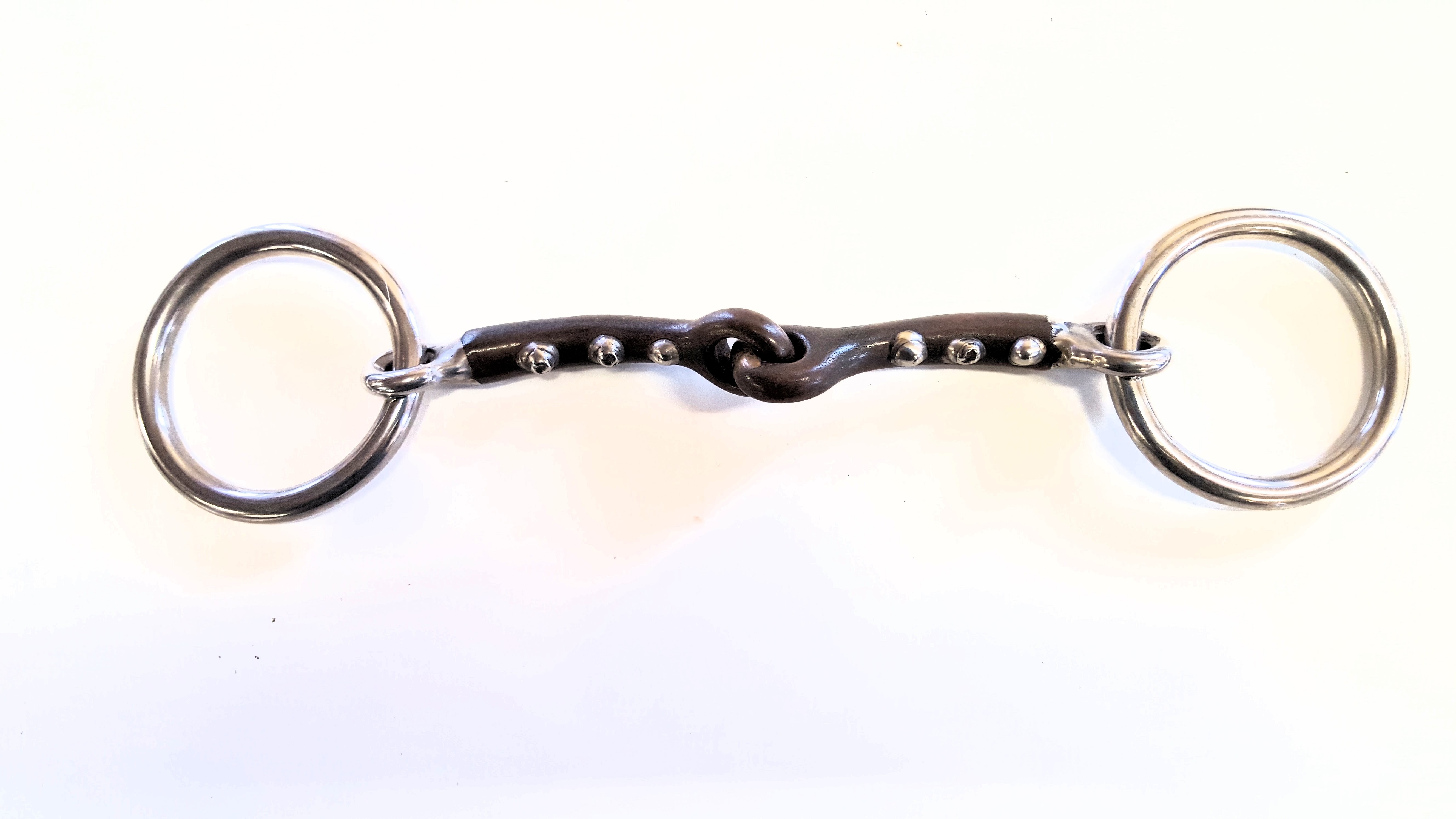 3/8" Washboard snaffle with 2" rings