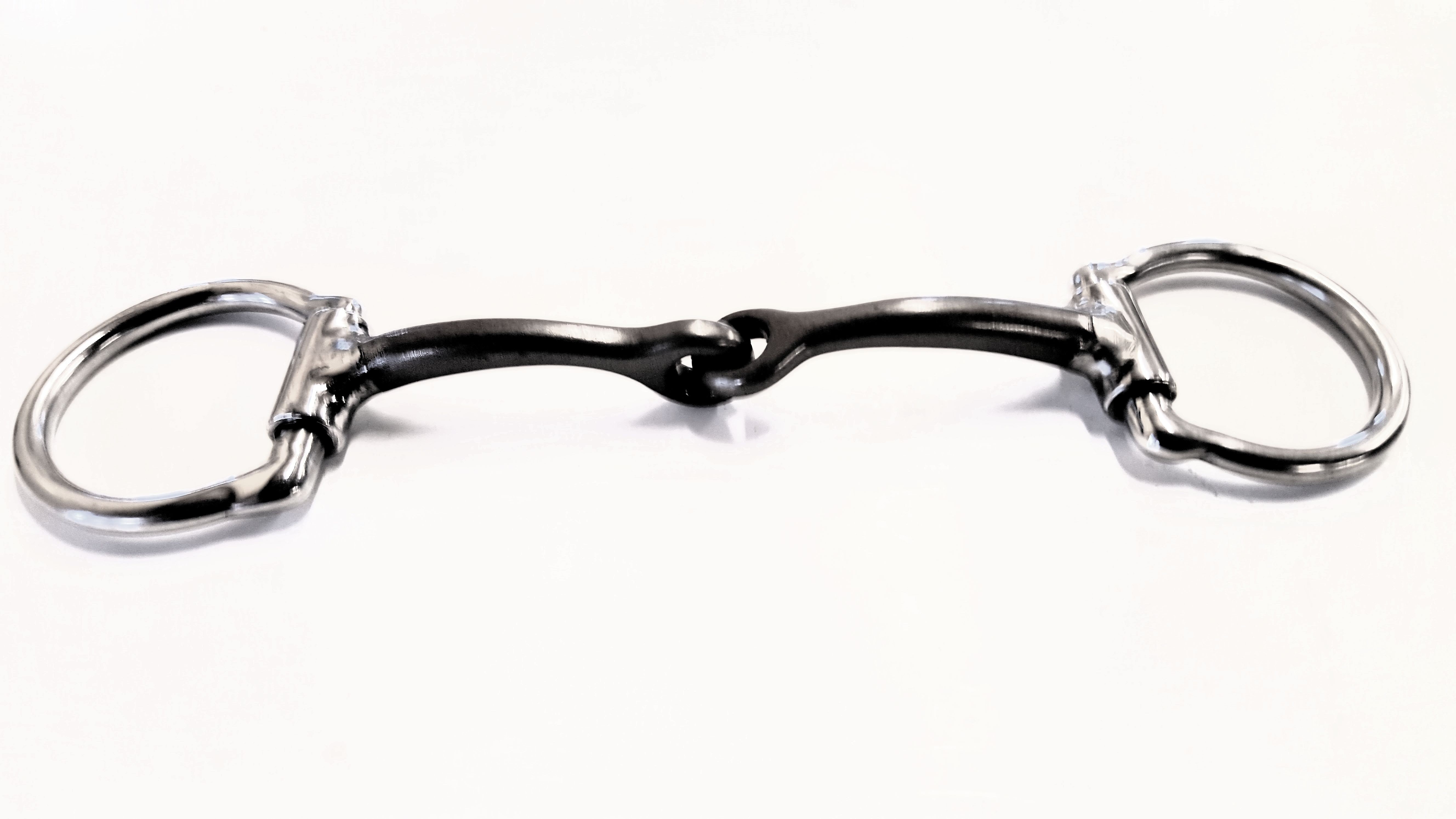 3/8" Tapered Bar Snaffle with 2" D-Rings