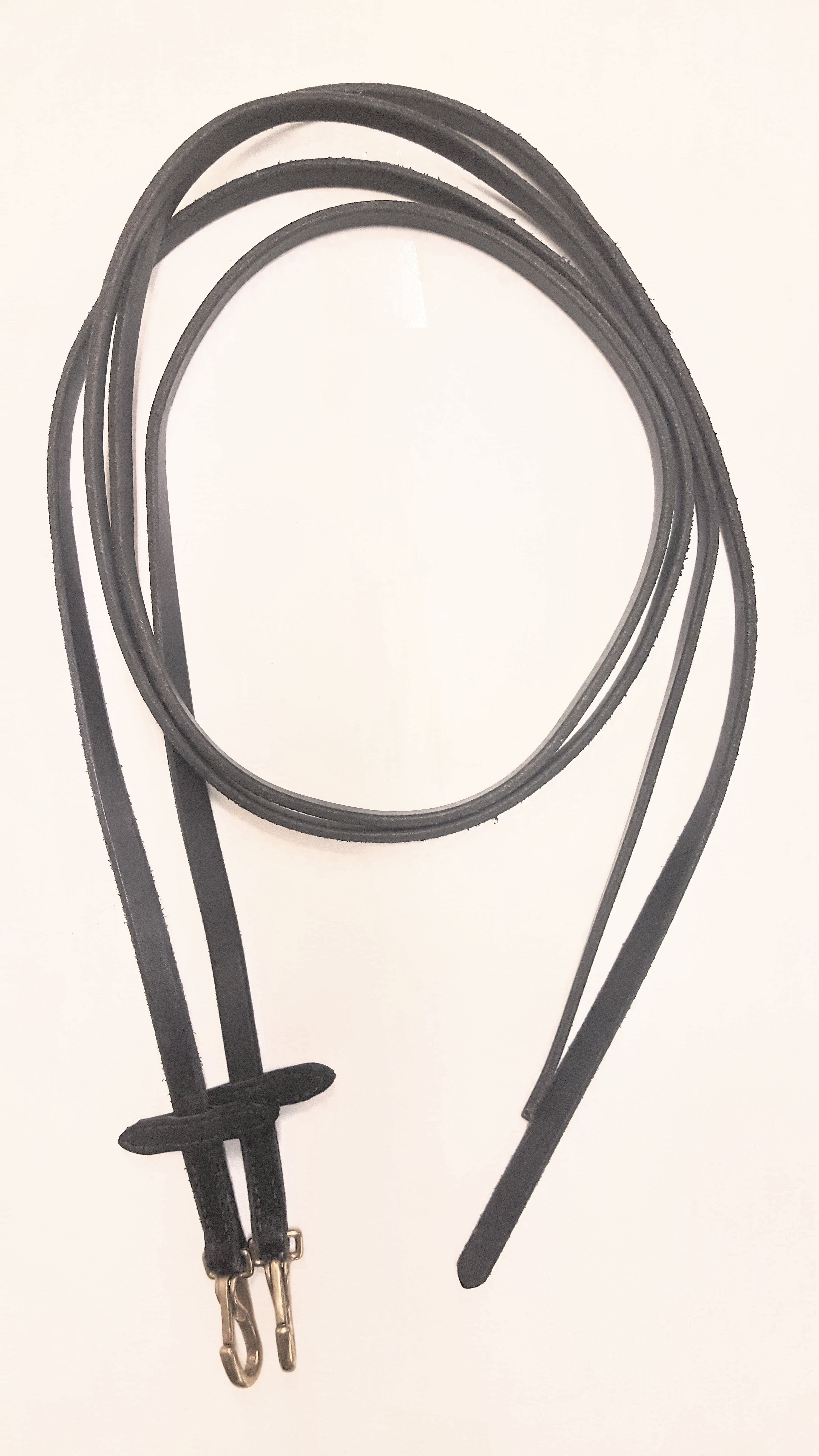 7' Split Leather Reins with or without Martingale Stops