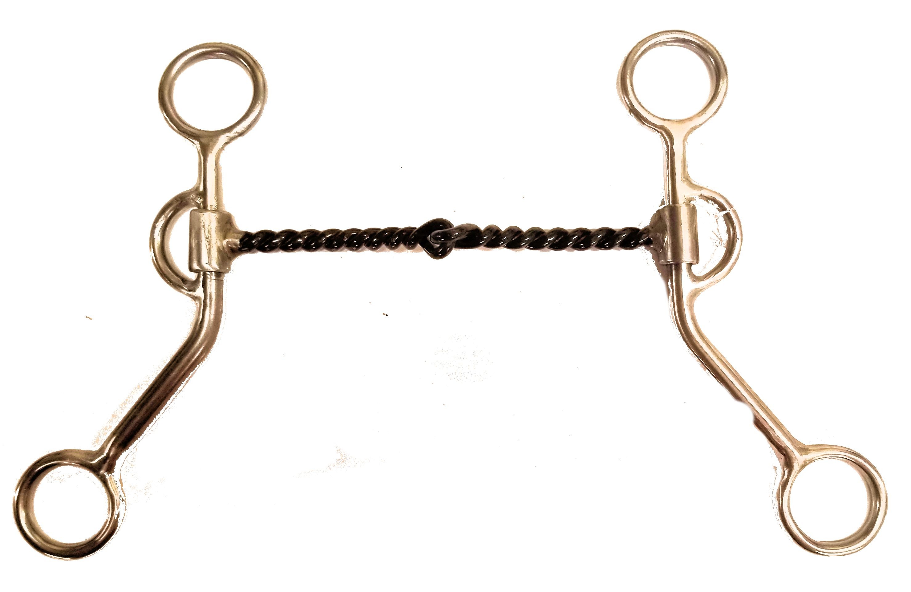 1/4" Twisted Wire Snaffle 6-1/2" Shanks