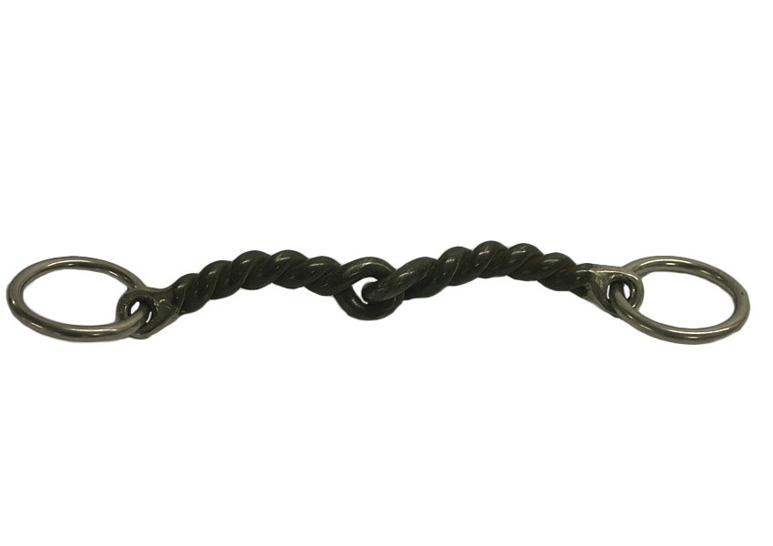 1/2" Twisted Wire Snaffle, 1-5/8" Loose rings
