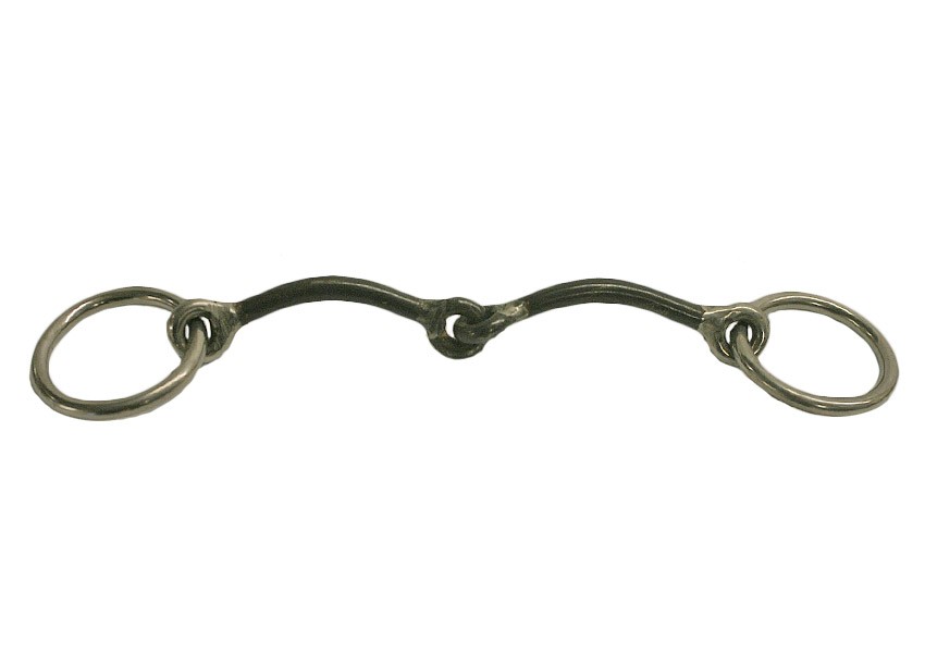 1/4" Smooth Snaffle with 1 1/4" rings Bradooon