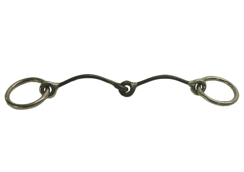 1/8" Smooth Snaffle with 1-5/8" Rings Bradoon