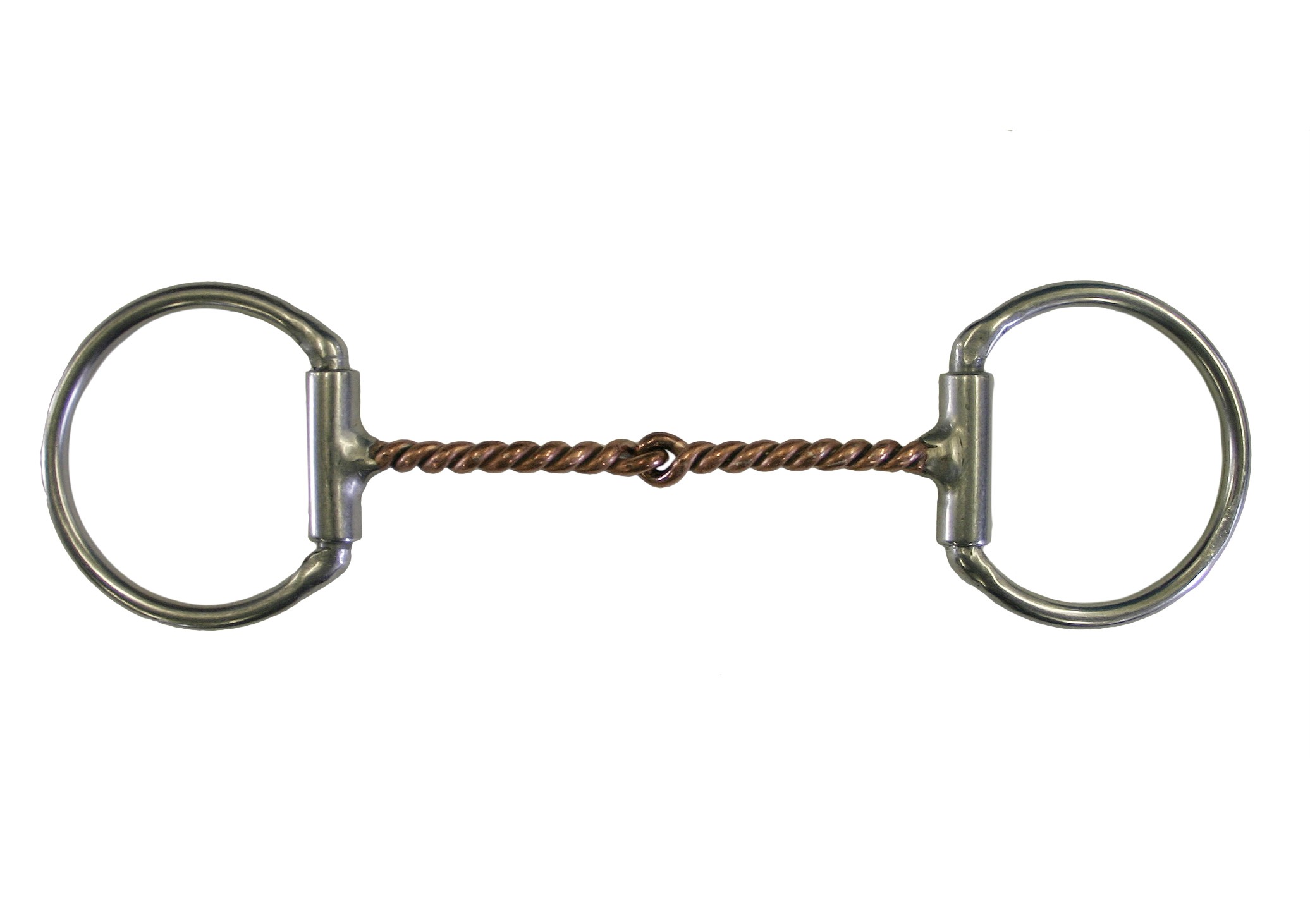 7/16" Solid Copper Twisted Wire Snaffle