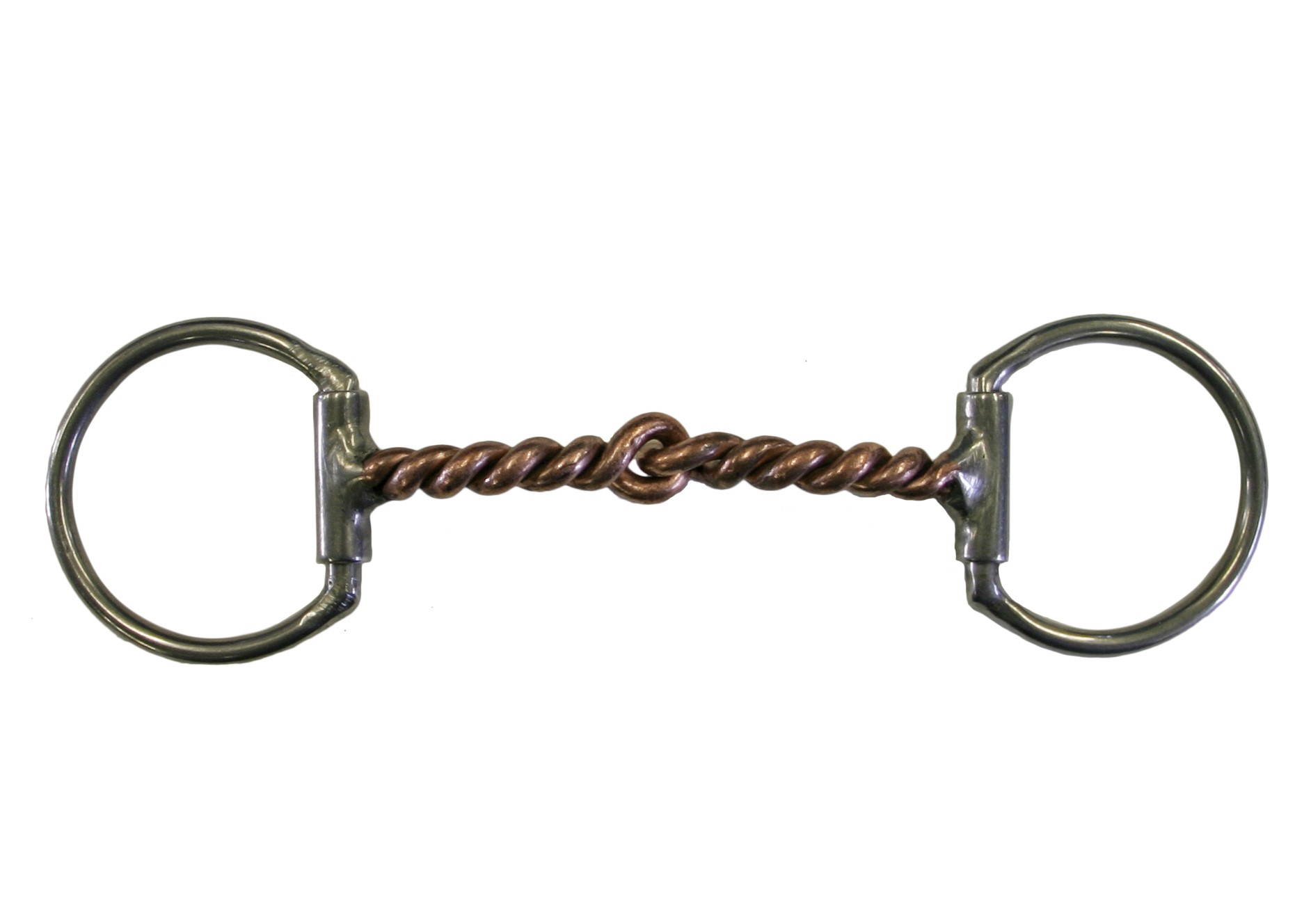 1/2" Solid Copper Twisted Wire Snaffle
