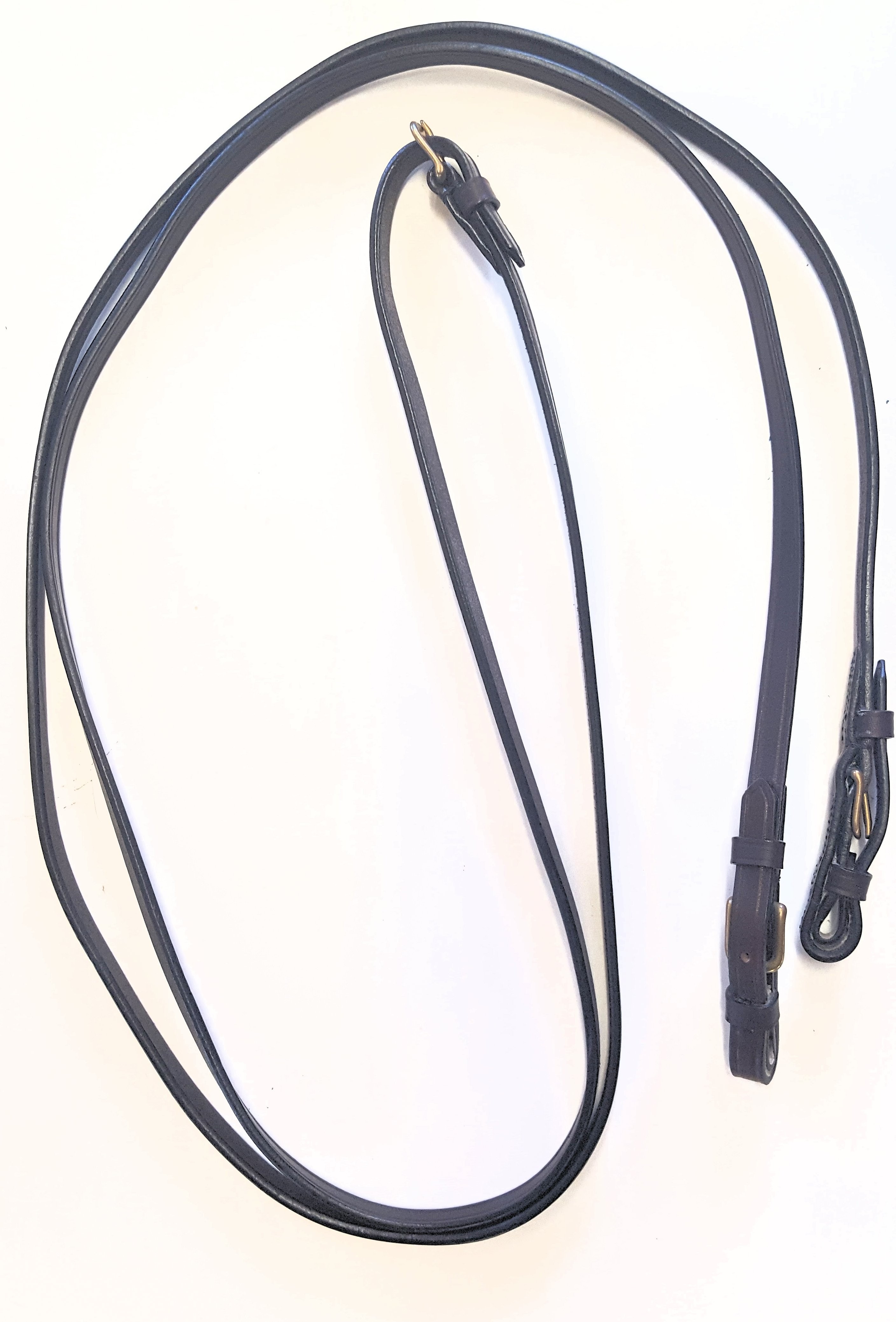 LEATHER ENGLISH REINS WITH BUCKLES  1/2" Wide
