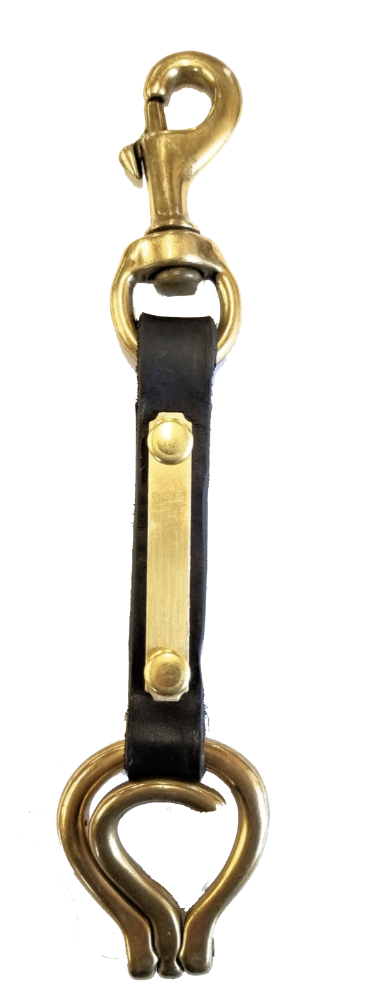 Solid Brass Hoof PIck, Snap and Personalized Brass Name Plate