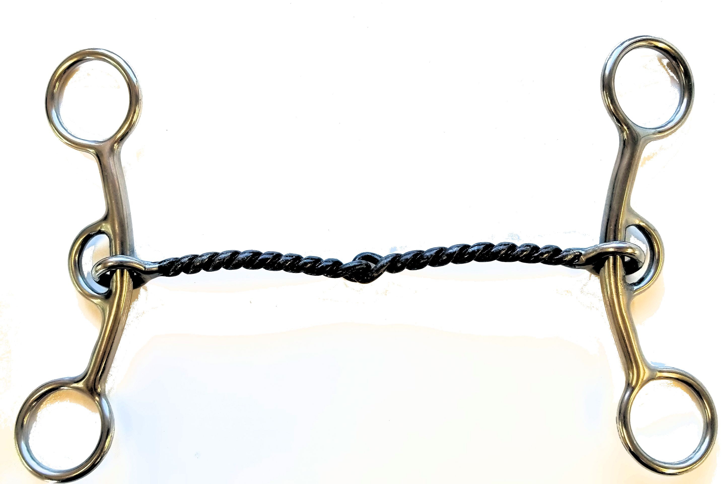 1/4" Twisted Wire Snaffle 5-1/2" Shanks