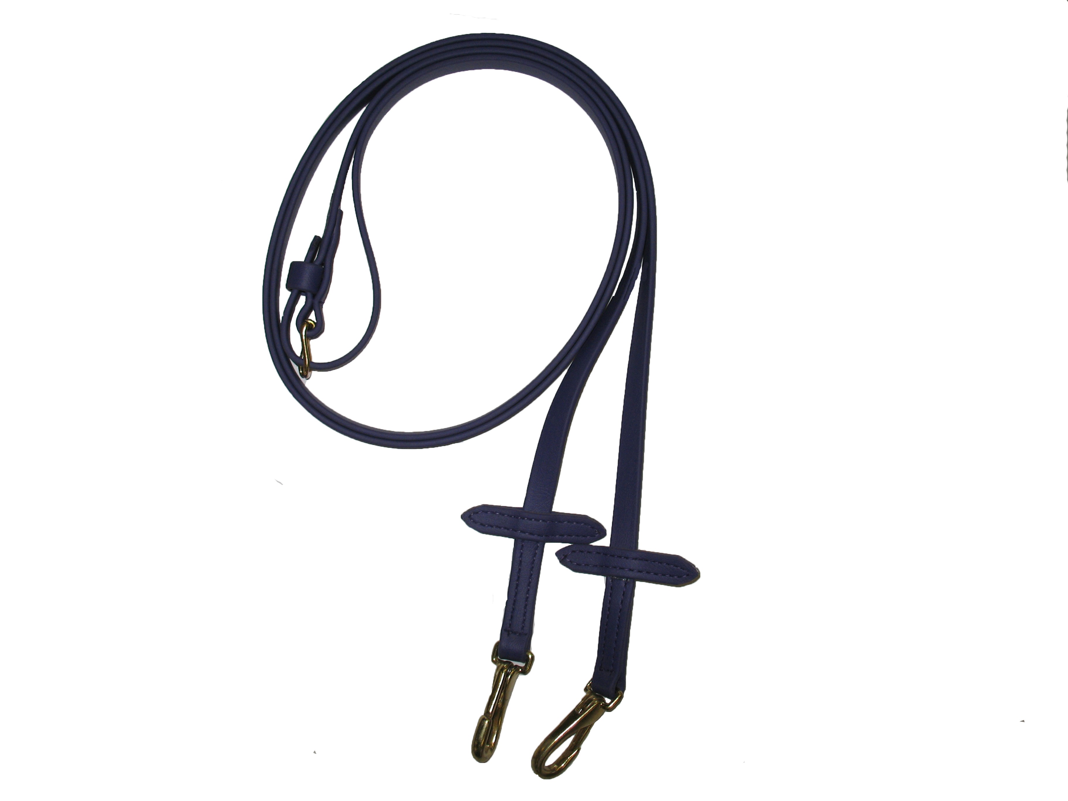 Beta Smooth  English Training Reins With Martingale Stops. Black or Brown.  Snaps or Buckles