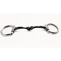 3/8" Tapered Bar Snaffle with 2" D-Rings
