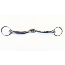 3/8" SMOOTH BAR ON ONE SIDE AND TWISTED BAR ON THE OTHER SNAFFLE