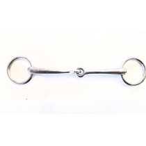 1/2" Tapered Smooth Snaffle, 2" Loose Rings.  3- 3/4" Mouthpiece