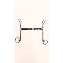 1/2" Twisted Wire Snaffle 5 1/2" Shank with 3/8" Slip