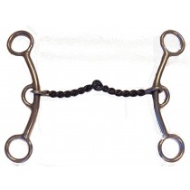 3/8" Twisted Wire Snaffle 6-1/2" Shank