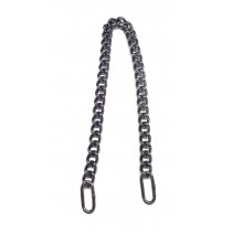 4.0 World's Finest Beautiful Black Chrome Plated Solid Brass Show Chain 