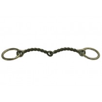 1/4" Twisted Wire Snaffle   1-5/8"" Rings