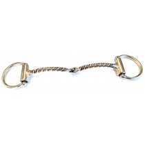 1/4" Copper & Stainless Steel Twisted Wire Snaffle