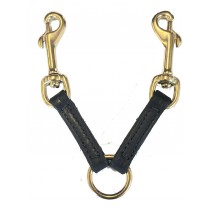 SPORT HORSE IN HAND LEATHER LEAD CONVERTER WITH SNAPS