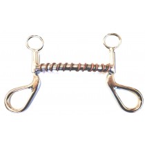7/16" Bar with Copper Spiral Wrap Mullen Mouth