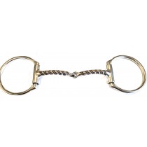 3/8" SWEET AND SOUR SNAFFLE SS D-RINGS.