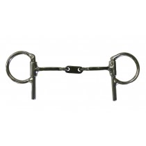 1/4" Square Bar Snaffle w/Center Plate