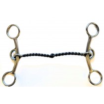 1/4" Twisted Wire Snaffle 5-1/2" Shanks