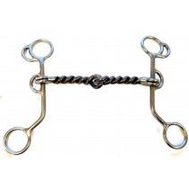 1/2"  TWISTED WIRE SNAFFLE 6" SHANKS