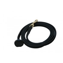 Super Grip Lead with Bolt Snap.   5/8" Wide Available in Black or Brown.