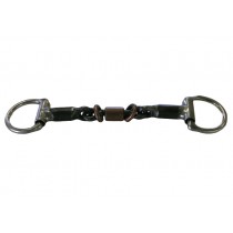 1/2" Smooth Snaffle with 3 pcs copper roller
